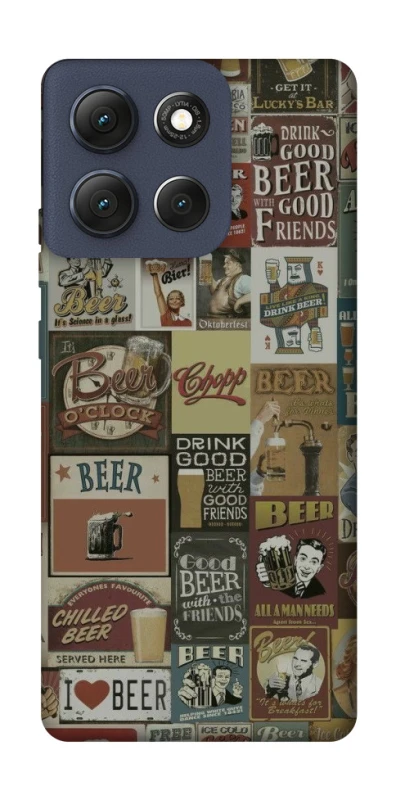 Чохол на Motorola Moto G86 Retro collage ver.1 фото 1 з 1