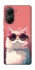 Чохол на Xiaomi Poco X6 Pro Сat with glasses фото 1 з 1