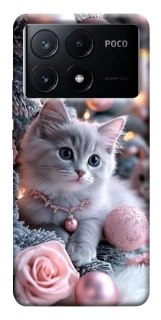 Чохол на Xiaomi Poco X6 Christmas Kitty фото 1 з 1