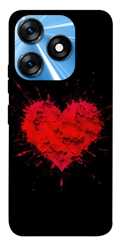 Чехол на TECNO Spark 10 Splash heart фото 1 из 1