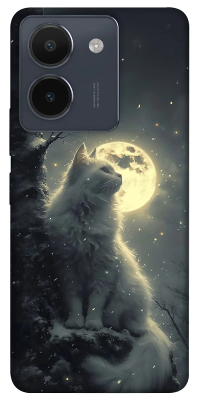Чехол на Vivo Y36 Кот под луной фото 1 из 1