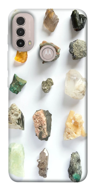 Чехол на Motorola Moto E40 Коллекция кристаллов фото 1 из 1