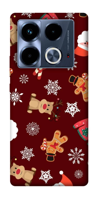 Чохол на Infinix Note 40 4G Новорічний v6 фото 1 з 1