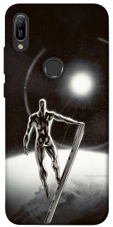 Чехол на Huawei Y6 (2019) Серебряный сёрфер фото 1 из 1