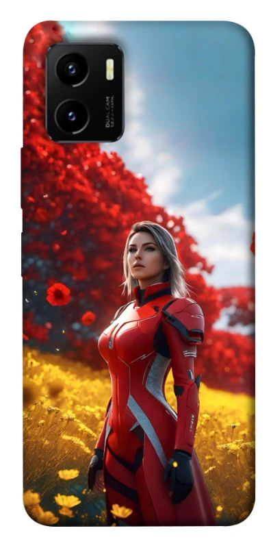 Чохол на Vivo Y15s Cyber space girl ver.5 фото 1 з 1