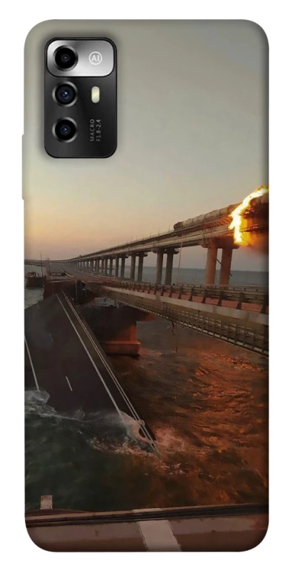 Чехол на ZTE Blade V40 Vita Крымский мост устал фото 1 из 1