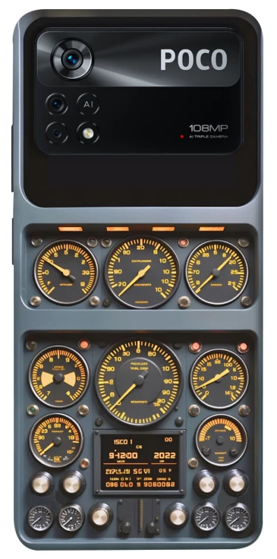 Чохол на Xiaomi Poco X4 Pro 5G Airplane instrument panel фото 1 з 1
