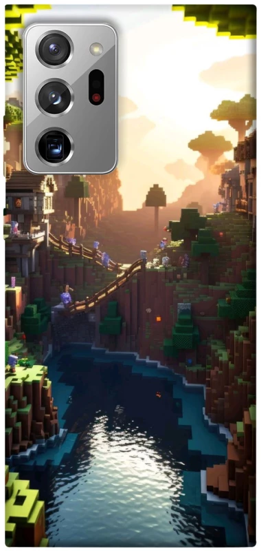 Чехол на Samsung Galaxy Note 20 Ultra Minecraft sunset фото 1 из 1