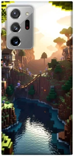 Чехол на Samsung Galaxy Note 20 Ultra Minecraft sunset фото 1 из 1