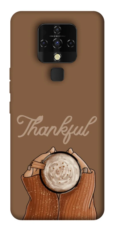 Чехол на TECNO Camon 16 SE Thankful coffee фото 1 из 1