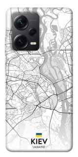 Чохол на Xiaomi Redmi Note 12 Pro 5G Kiev white map фото 1 з 1