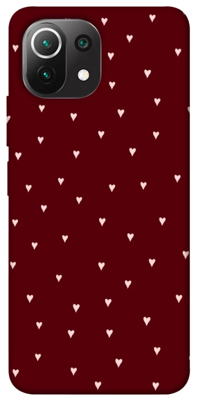 Чехол на Xiaomi Mi 11 Lite Smal hearts фото 1 из 1