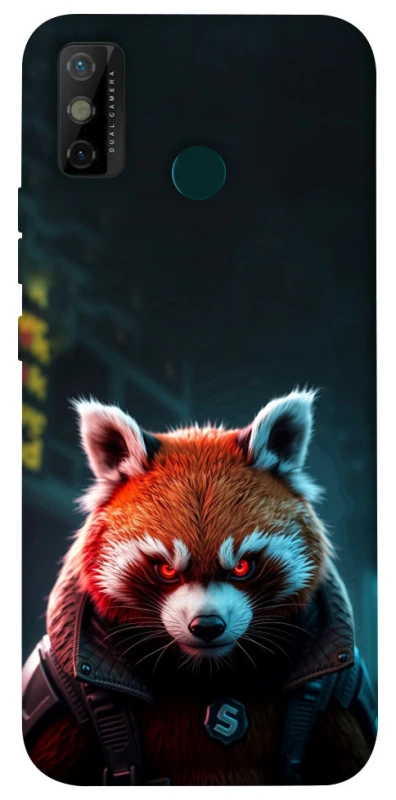 Чохол на TECNO Spark 6 Go Cyber Red Panda фото 1 з 1