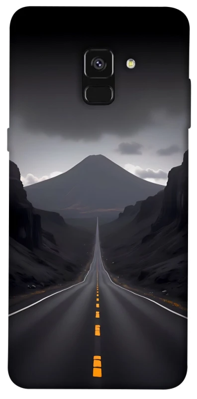 Чехол на Samsung A530 Galaxy A8 (2018) Black mountains фото 1 из 1