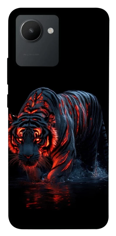 Чохол на Realme C30 fire tiger фото 1 з 1