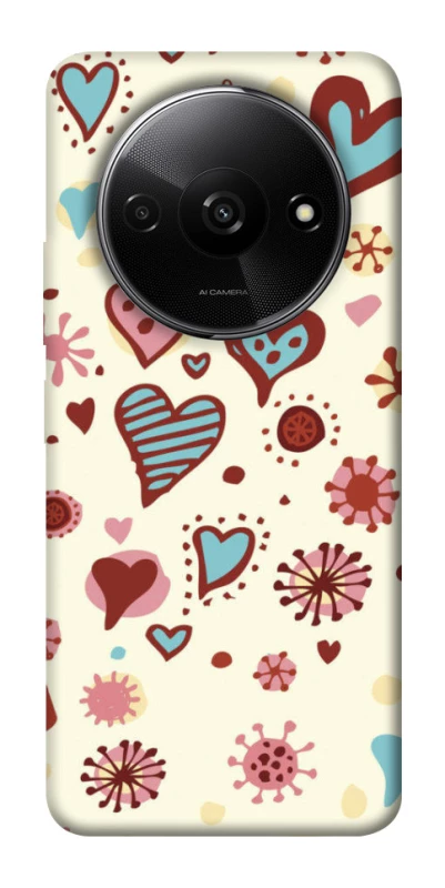 Чохол на Xiaomi Redmi A3 Pretty hearts фото 1 з 1