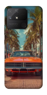 Чехол на Realme Narzo 50A Tropical car фото 1 Чехол на Realme Narzo 50A Tropical car фото 1 из 1