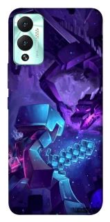 Чохол на Infinix Hot 12 Play Minecraft dragon фото 1 з 1