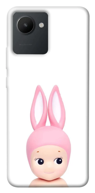 Чохол на Realme C30 Minimal Bunny Peek фото 1 з 1