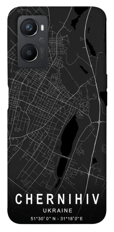 Чехол на Oppo A96 Chernihiv map фото 1 из 1