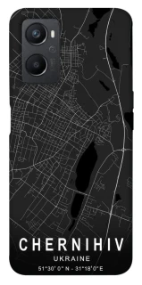 Чехол на Oppo A96 Chernihiv map фото 1 из 1