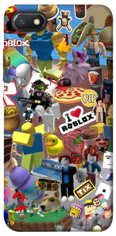 Чехол на Xiaomi Redmi 6A Roblox collage ver.5 фото 1 из 1