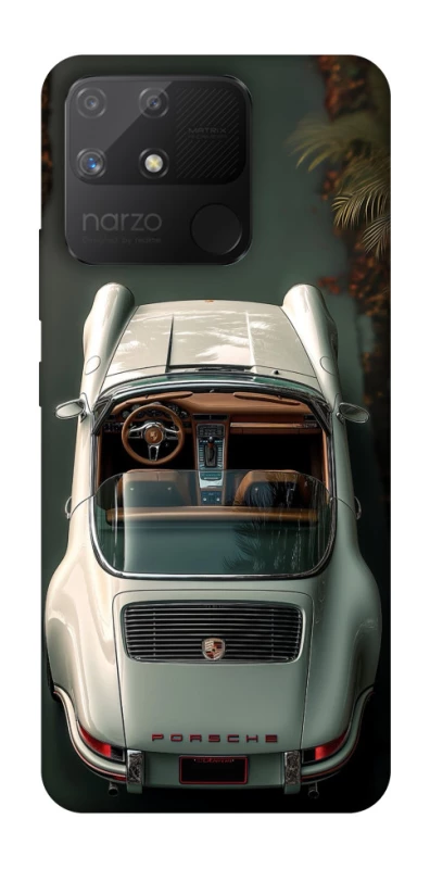 Чохол на Realme Narzo 50A White porsche фото 1 з 1