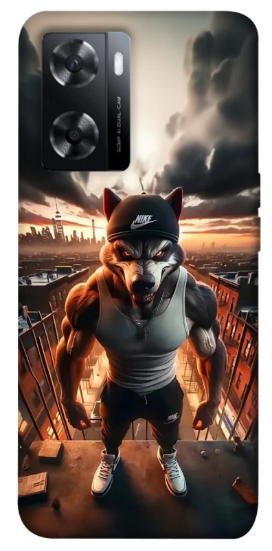 Чехол на Oppo A57s Волк фото 1 из 1