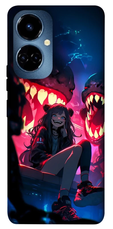 Чехол на TECNO Camon 19 Pro Anime girl фото 1 из 1