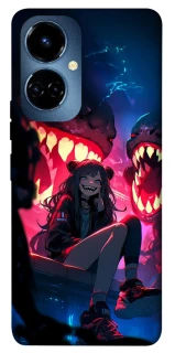 Чехол на TECNO Camon 19 Pro Anime girl фото 1 из 1