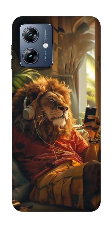 Чехол на Motorola Moto G54 Power Лев v2 фото 1 из 1