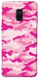 Чехол на Samsung A530 Galaxy A8 (2018) camouflage pink фото 1 из 1