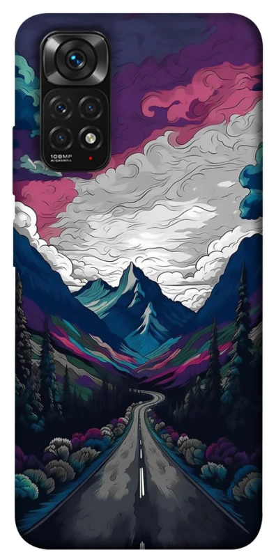 Чохол на Xiaomi Redmi Note 11 (Global) / Note 11S Намальовані гори фото 1 з 1