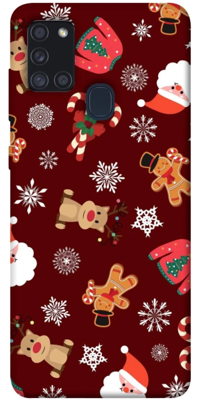 Чохол на Samsung Galaxy A21s Новорічний v6 фото 1 з 1
