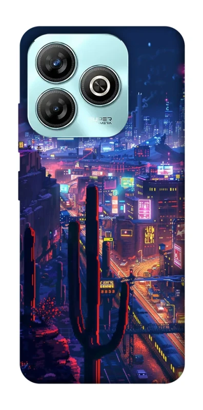 Чехол на ZTE Blade A75 4G Night city фото 1 из 1