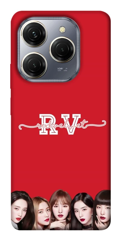 Чехол на TECNO Spark 20 Pro RED VELVET v3 фото 1 из 1