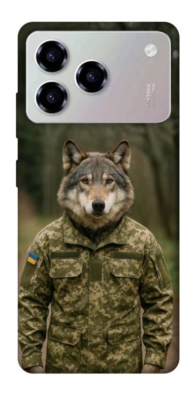 Чохол на ZTE Blade A76 Вовк захисник фото 1 з 1