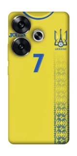 Чехол на Xiaomi Poco F6 UA-Football ver.3 фото 1 из 1