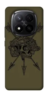 Чохол на Xiaomi Redmi Note 14 Pro+ 5G Mil skull фото 1 з 1