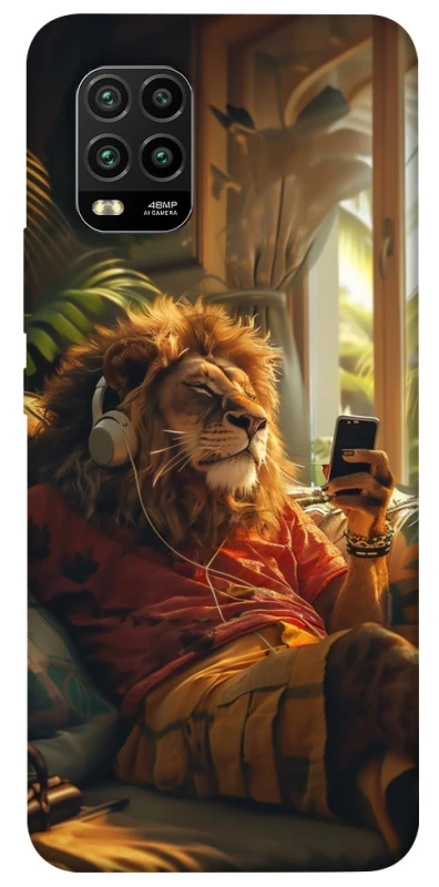 Чохол на Xiaomi Mi 10 Lite Лев v2 фото 1 з 1