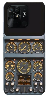 Чохол на Xiaomi Redmi 10C Airplane instrument panel фото 1 з 1