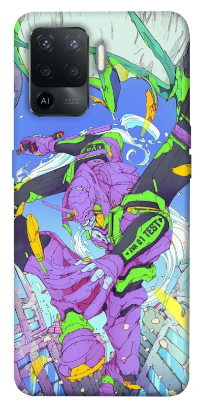 Чехол на Oppo Reno 5 Lite Евангелион v2 фото 1 из 1