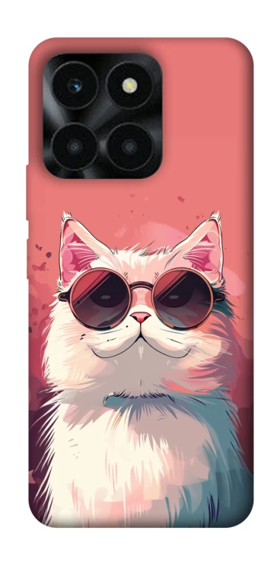 Чохол на Huawei Honor X6a Сat with glasses фото 1 з 1