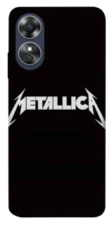 Чехол на Oppo A17 Metallica logo фото 1 из 1