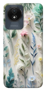 Чехол на Vivo Y02 Floral design ver.3 фото 1 из 1