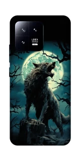 Чохол на Xiaomi 13 Вовк під місяцем фото 1 з 1