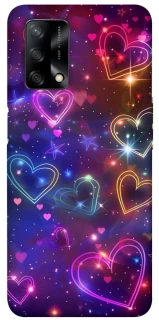 Чохол на Oppo A74 4G Drawn hearts фото 1 з 1