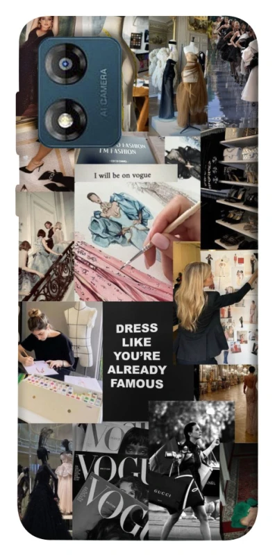 Чохол на Motorola Moto E13 Fashion collage ver.11 фото 1 з 1
