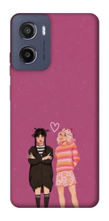 Чехол на Motorola Moto E15 Raven & Rainbow Wednesday фото 1 из 1