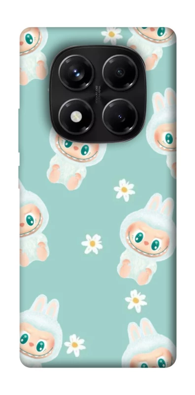 Чохол на Xiaomi Redmi Note 14 Pro 5G Labubu Green фото 1 з 1